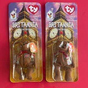 Ty McDonald’s Teenie Beanie 1997 Britannia The Bear - Collectible With Errors